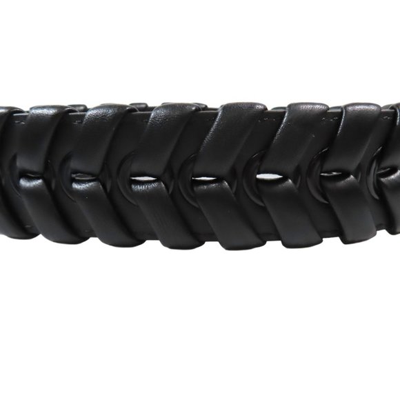 FENDI STRAP YOU Shoulder Strap for Bags Accessories Leather Logo Black Silver - Picture 2 of 4